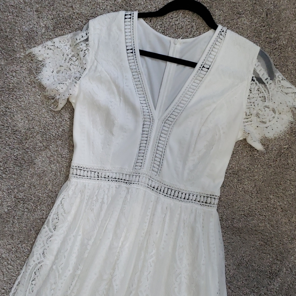 White dress